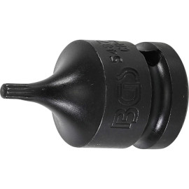 Douille à Embouts à Choc 43 mm - 12,5 mm (1/2 ), Denture Multiple Intérieure XZN M4 - Précision et Robustesse - BGS