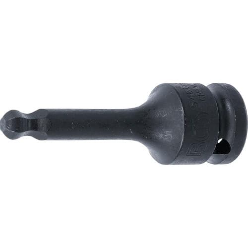 Douille à Embouts à Choc 75 mm - 12,5 mm (1/2 ), Six Pans Intérieurs 8 mm - Résistante et Précise - BGS