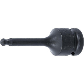 Douille à Embouts à Choc 75 mm - 12,5 mm (1/2), Six Pans Intérieurs 6 mm - Résistante et Précise - D-Work