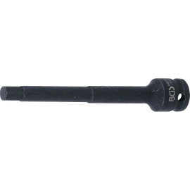 Douille à Embouts à Choc 150 mm - 12,5 mm (1/2 ), Six Pans Intérieurs 10 mm, Robuste et Précise - BGS