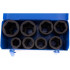 Jeu de Douilles à Choc Longues 25 mm (1) 27-50 mm - 8 pcs - Acier Résistant et Usage Professionnel - D-Work