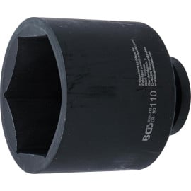Douille à Choc Six Pans Longue 25 mm (1 ) - 110 mm - Acier Résistant - Usage Professionnel - BGS