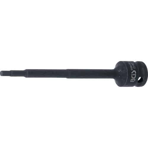 Douille à Embouts à Choc 150 mm - 12,5 mm (1/2 ), Six Pans Intérieurs 5 mm Résistante et Précise - BGS