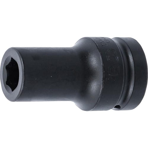 Douille à Choc Six Pans Longue 25 mm (1) - 19 mm - Acier Résistant - Usage Professionnel, Zones Difficiles - D-Work