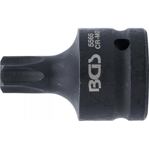 Douille à Embouts de Puissance 20 mm (3/4 ) Longueur 60 mm - Profil Torx T50 - , Robuste et Précise - BGS