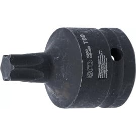 Douille à Embouts de Puissance 20 mm (3/4 ) - Longueur 60 mm, Profil Torx T60, Résistante et Précise - BGS