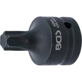 Douille à Embouts de Puissance 60 mm - 20 mm (3/4), Profil Torx T65 - Précision et Robustesse - D-Work