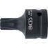 Douille à Embouts de Puissance 60 mm - 20 mm (3/4), Profil Torx T65 - Précision et Robustesse - D-Work