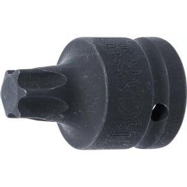 Douille à Embouts de Puissance 60 mm - 20 mm (3/4), Profil Torx T80 - Résistante et Précise - D-Work