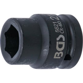 Douille à Choc Six Pans 20 mm (3/4 ) - 21 mm - Acier Résistant - Usage Professionnel et Précis - BGS