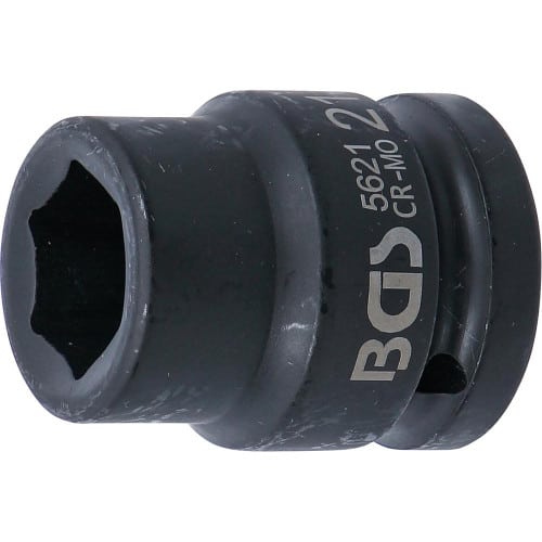 Douille à Choc Six Pans 20 mm (3/4 ) - 21 mm - Acier Résistant - Usage Professionnel et Précis - BGS