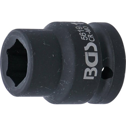 Douille à Choc Six Pans 20 mm (3/4 ) - 19 mm - Résistante et Précise - BGS