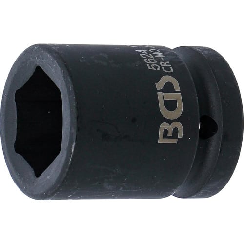 Douille à Choc Six Pans 20 mm (3/4 ) - 24 mm - Acier Résistant - Usage Professionnel - BGS