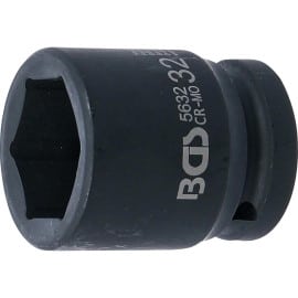 Douille à Choc Six Pans 20 mm (3/4 ) - 32 mm - Acier Résistant - Usage Professionnel - BGS