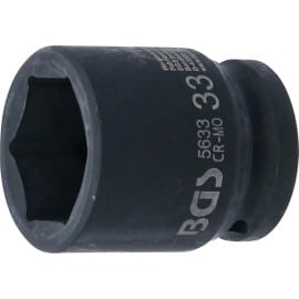 Douille à Choc Six Pans 20 mm (3/4 ) - 33 mm - - Puissance et Durabilité - BGS