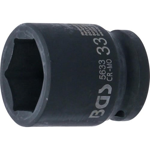 Douille à Choc Six Pans 20 mm (3/4 ) - 33 mm - - Puissance et Durabilité - BGS