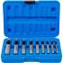 Jeu de Poinçons Creux 3-12 mm - 9 pcs - Acier Durable - Précision et Polyvalence, Pro - D-Work