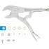 Assortiment Pince Grip et Oeillets 275 pcs - Outils de Fixation Polyvalents - Acier - D-Work