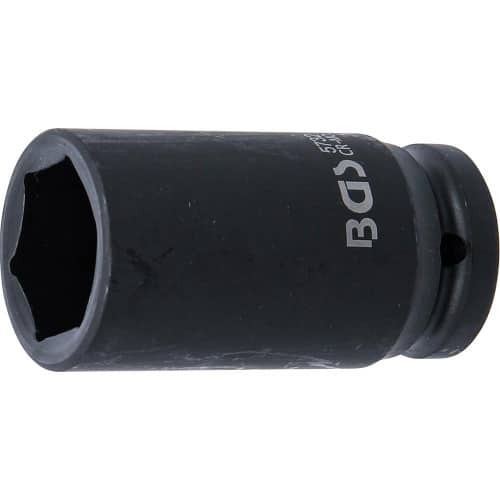 Douille à Choc Six Pans Longue 20 mm (3/4 ) - - Puissance et Durabilité - BGS