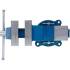 Étau en Acier Forgé - Mâchoires 100 mm - Solide et Durable - D-Work