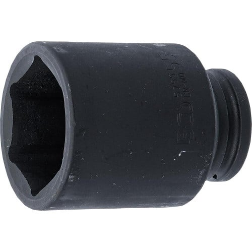 Douille à Choc Six Pans Longue 20 mm (3/4 ) - 55 mm - Acier Résistant - Usage Professionnel - BGS