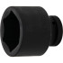 Douille à Choc Six Pans 25 mm (1 ) 60 mm - Acier Résistant - Usage Professionnel et Durable - BGS