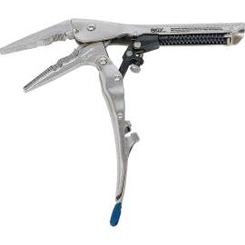 Pince Étau à Longs Becs Automatique 190 mm - Acier, Précision et Confort d Utilisation - BGS