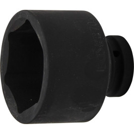 Douille à Choc Six Pans 25 mm (1) 70 mm - Acier Résistant - Usage Professionnel - D-Work