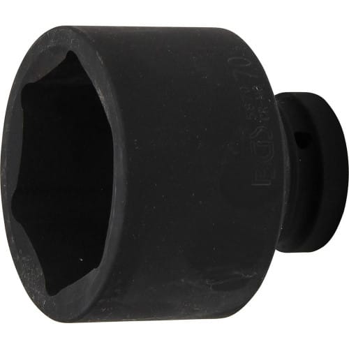 Douille à Choc Six Pans 25 mm (1) 70 mm - Acier Résistant - Usage Professionnel - D-Work