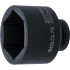Douille à Choc Six Pans 25 mm (1) 75 mm - Acier Résistant - Usage Professionnel et Durable - D-Work