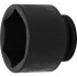 Douille à Choc Six Pans 25 mm (1 ) 90 mm - Acier Résistant - Usage Professionnel - BGS
