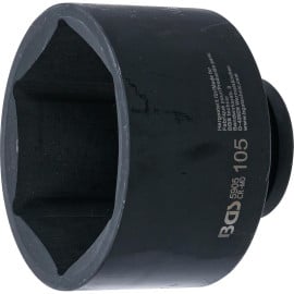 Douille à Choc Six Pans 25 mm (1 ) 105 mm - Acier Résistant - Usage Professionnel - BGS