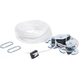 Palan 180 kg - Compact 16,8x6,2x21,6 cm - Acier Résistant - Levage Sécurisé et Pratique - BGS