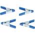 Jeu de Pinces à Colle Mini 50 mm - Acier, 4 Pièces - Précision et Maintien Fiable - BGS