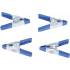 Jeu de Pinces à Colle Mini 50 mm - Acier, 4 Pièces - Précision et Maintien Fiable - BGS