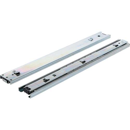 Rails de Tiroir pour Servante d Atelier - Lot de 2 pièces 41,2x5,6x4,6 cm - Acier Résistant - Montage Facile et Durable - BGS