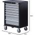 Servante d Atelier 7 Tiroirs - 246 Outils Complets - Rangement Robuste et Mobile pour Atelier - BGS