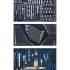 Servante d'Atelier XL 7 Tiroirs - 301 Outils Complets - Organisation et Efficacité Professionnelle - D-Work