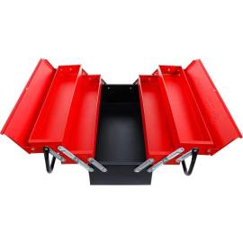 Caisse à Outils Métallique Vide - 28,7x6,4x36,7 cm - Robuste et Pratique - - BGS