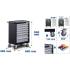 Servante d Atelier 7 Tiroirs - 129 Outils Complets - Rangement Robuste et Mobile - BGS