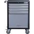 Servante d Atelier 4 Tiroirs 52x133x74,5 cm - 1 Tablette Rabattable - Rangement Pratique et Mobile - BGS