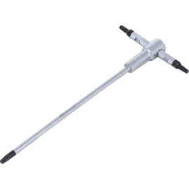 Tournevis à Poignée en T Coulissante T15 - Profil Torx - Précision et Confort d Utilisation, Acier - D-Work