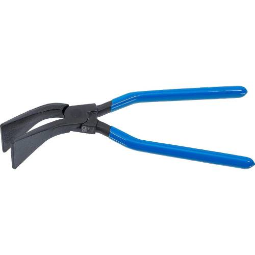 Pince à Soyer Coudée 45° 280 mm - Acier, Précision et Confort d Utilisation - BGS