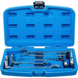 Jeu de Clés Mixtes à Cliquet Pliable 5 Pièces 8-19 mm - Double Articulation - Précision et Maniabilité - BGS
