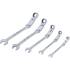 Jeu de Clés Mixtes à Cliquet Pliable 5 Pièces 8-19 mm - Double Articulation - Précision et Maniabilité - BGS