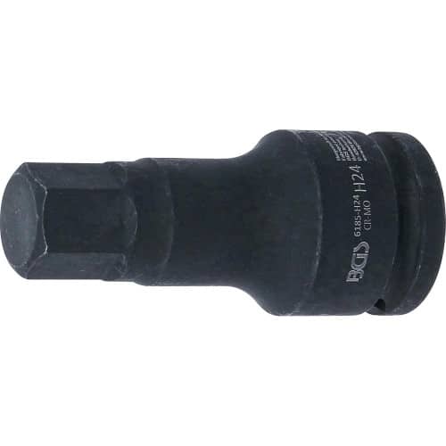 Douille à Embouts à Choc 100 mm - 20 mm (3/4), Six Pans Intérieurs 24 mm - Puissance et Durabilité - D-Work