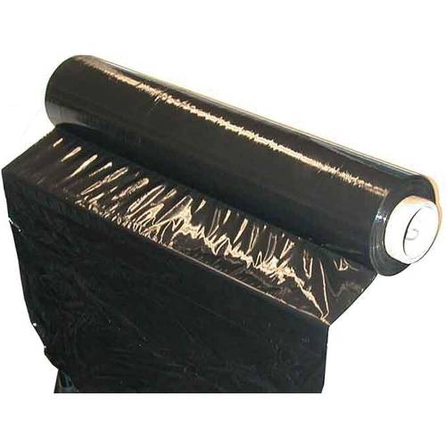 Film Extensible Noir 500 mm x 300 m - 23 µm, Résistant et Flexible - - BGS