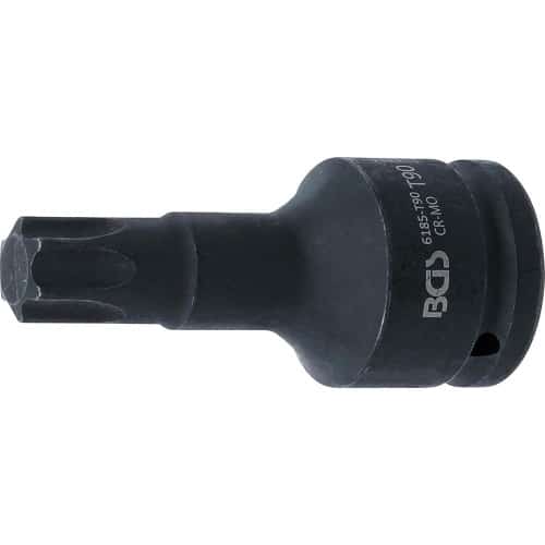 Douille à Embouts à Choc 100 mm - 20 mm (3/4 ), Profil Torx T90 - , Résistante et Précise - BGS
