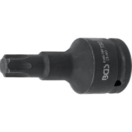 Douille à Embouts à Choc 100 mm - 20 mm (3/4 ), Profil Torx T80 - - Puissance et Précision - BGS