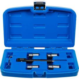 Jeu de Fraises de Nettoyage pour Injecteurs CDI - 5 pcs - Nettoyage Précis et Efficace, Acier, Pro - D-Work